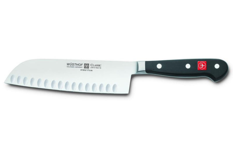 Wusthof Classic 4183/17 סכין סנטוקו שקעים