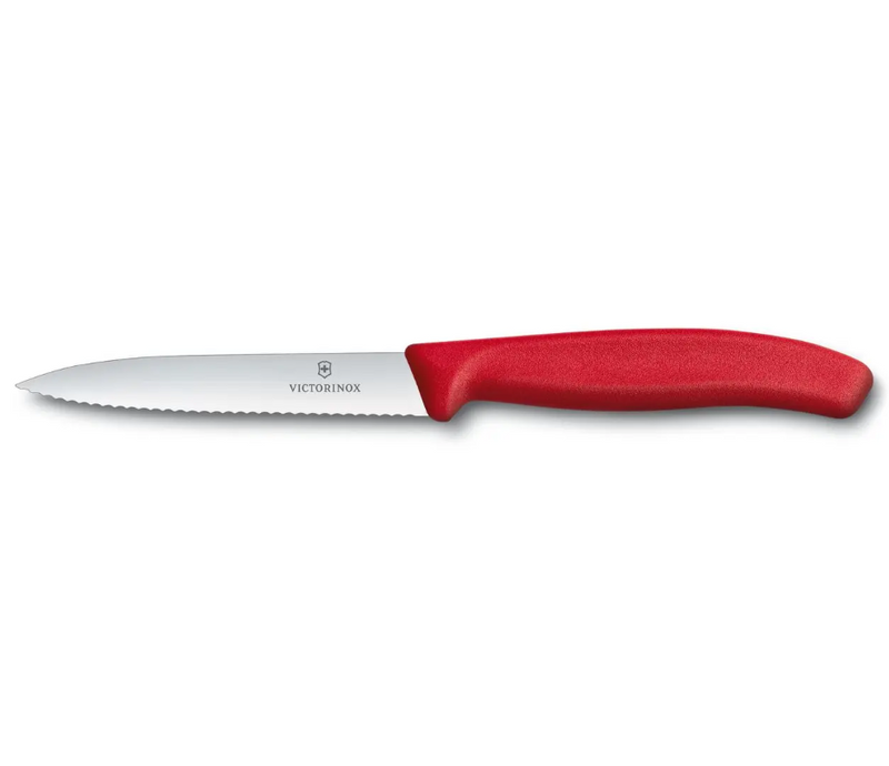 סכין ירקות שפיץ משונן אדום