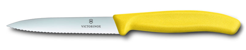 סכין ירקות שפיץ משונן צהוב