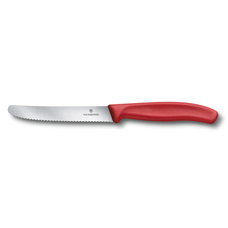 סכין ירקות משונן עגול אדום