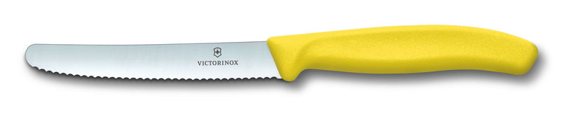 סכין ירקות משונן עגול צהוב