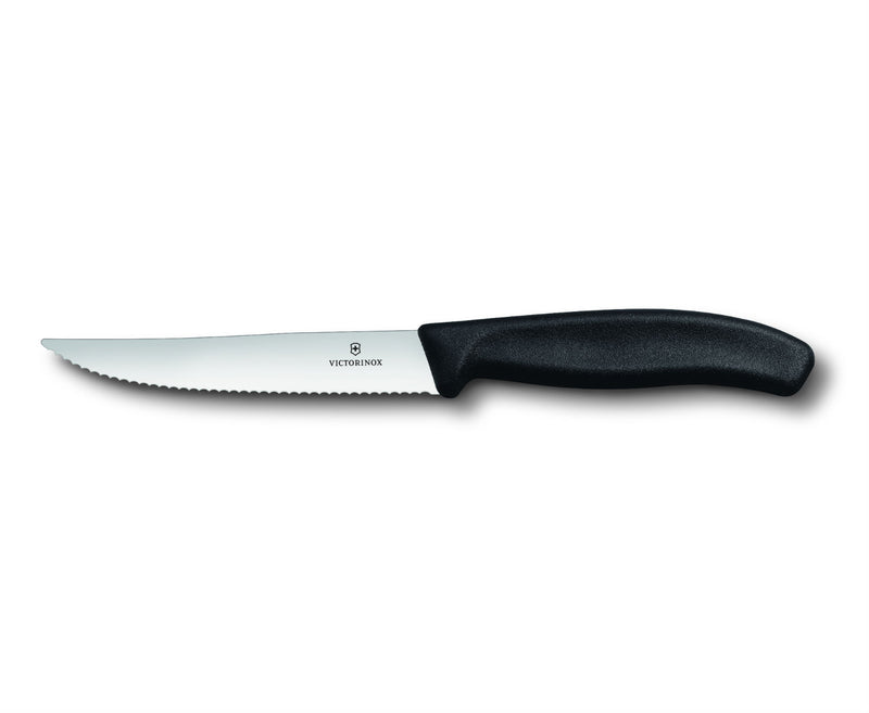 סכין סטייק משונן 12 ס״מ שחור